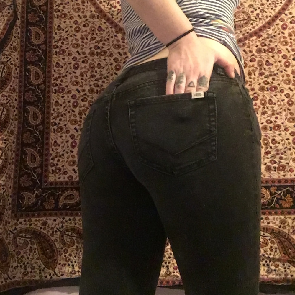 Black wash vans denim.